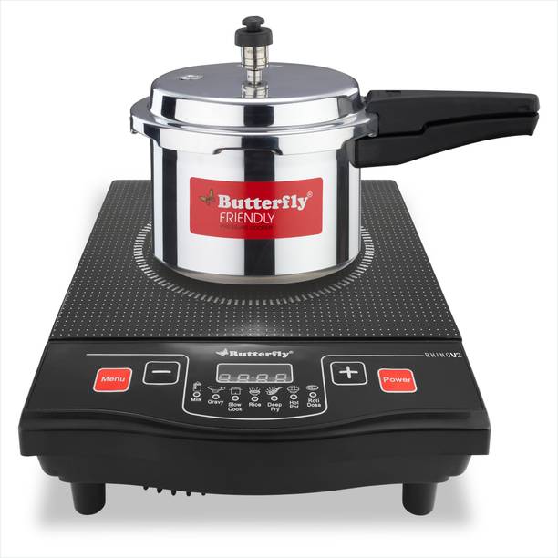 Butterfly Rhino V2 3L Pressure Cooker Induction Cooktop Price in