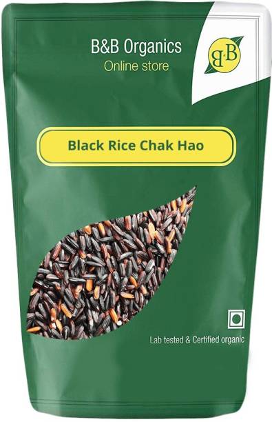 B&B Organics Chak Hao Rice Black Forbidden Rice (Medium Grain)