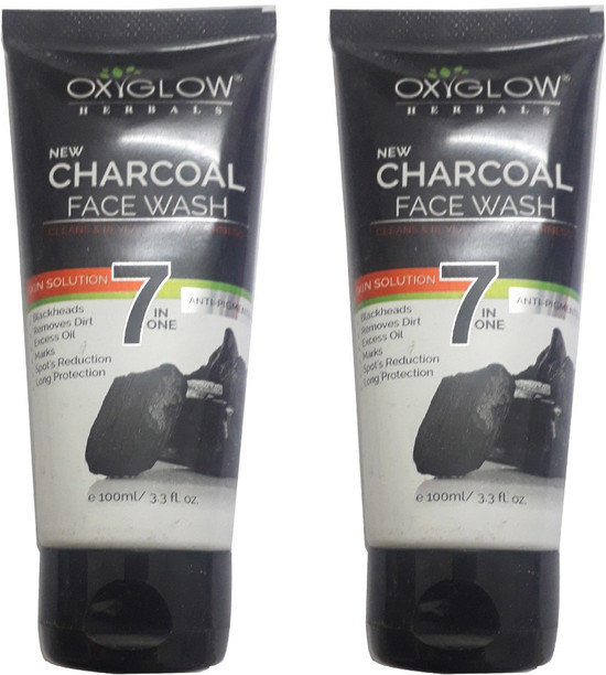 charcoal face wash oxyglow