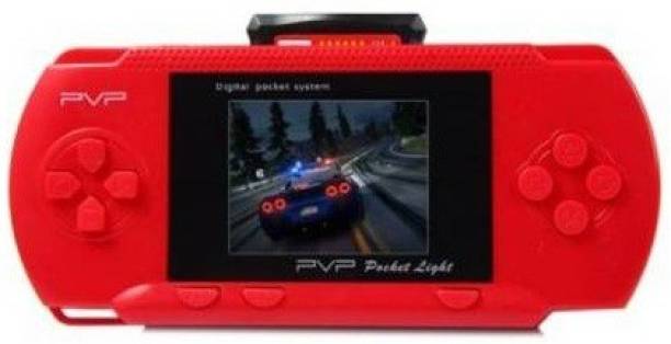 Clubics PVP Gaming Console - Pocket Game (RED) 1 GB with SUPER MARIO