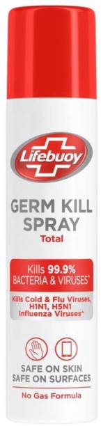LIFEBUOY Antibacterial Germ Kill Spray (No Gas) Safe On Skin, Safe On Surfaces Sanitizer Spray Can
