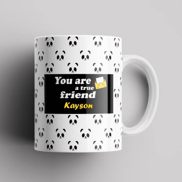 Beautum Kayson True Friend Best Gift Ceramic (350) ml Model No:BPNDAZX009380 Ceramic Coffee Mug