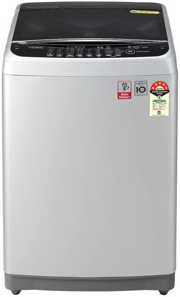 LG 8 kg with Jet Sprey, Auto Pre Wash, Smart Diagnosis, Smart Closing Door and 10 Water Levels Fully Automatic Top Load Silver