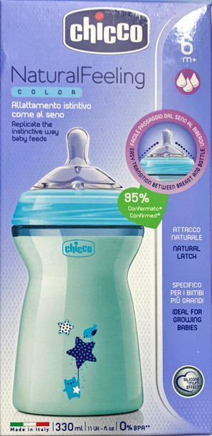 chicco baby bottle 6m 
