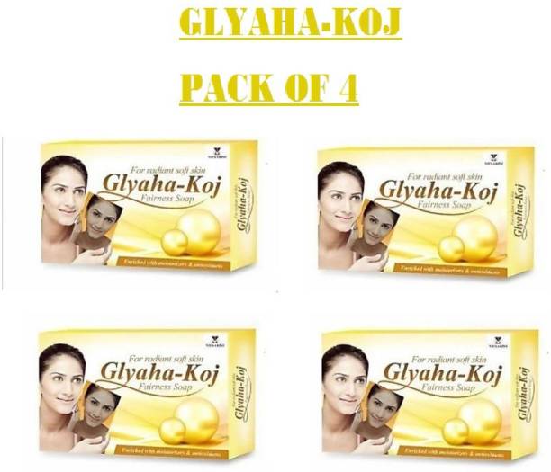 MENARINI Glyaha-Koj Fairness Soap (Pack of 4)...