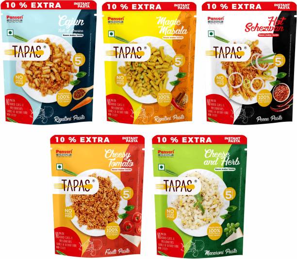 TAPAS Intant Pasta Pack of 10 Made From 100% Durum Whea...
