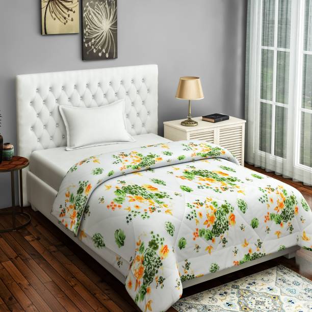 SWAYAM Floral Single Comforter for  AC Room