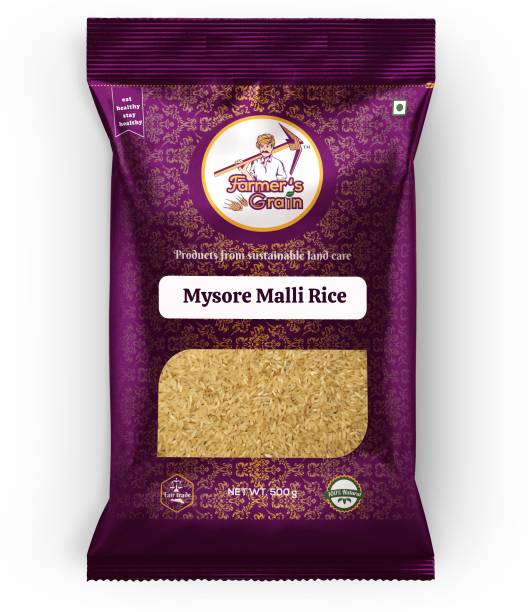 Farmers Grain Traditional Mysore Malli Rice (1 kg) Boiled Rice (Medium Grain)