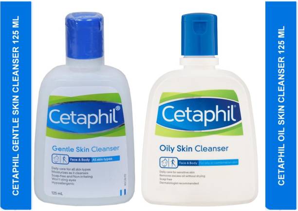 Cetaphil Gentle Skin Cleanser 125 ml + Oil Skin Cleanser 125 ml