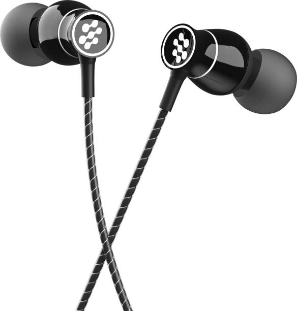 FLORID In-Ear Super Extra Bass Headphones (HD Microphones) BM009 Wired Headset