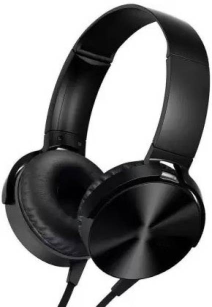 BUY SURETY Extra bass Headphones Over The Ear Headset with Deep bass Wired Headset