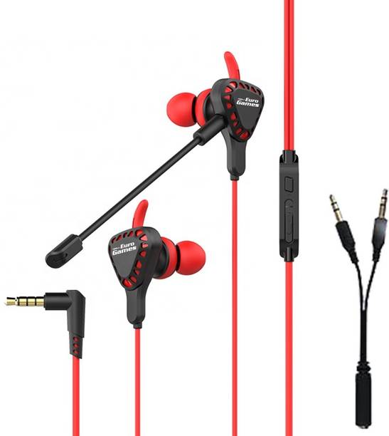 Top Headset D cheap price 5stars Flipkart in India 25 RPM Euro Games Gaming Earphone Headphone for Mobile Phone, PS4, PC Wired Gaming Headset