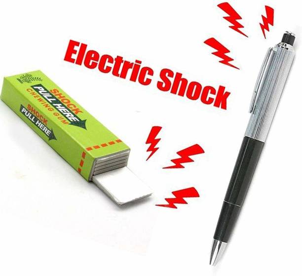 GS Enterprises shocking pen and shocking chewing gum combo Electric shock Gag Toy