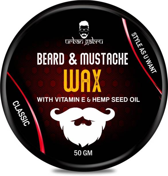 urbangabru Beard & Mustache Wax for strong hold Hair Wax