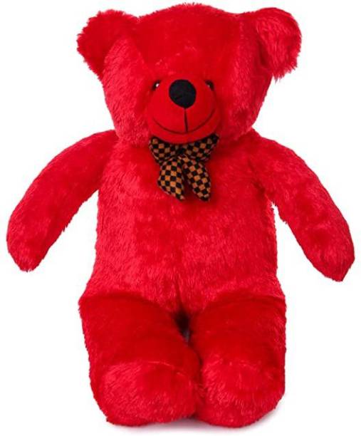 FOZIA 3 Feet Red Color Soft & Beautiful Teddy Bear  - 36 cm