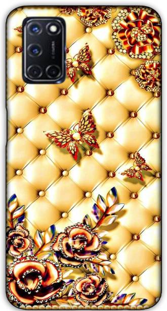 artocus Back Cover for OPPO A52, OPPO A52 golden background Printed Back Cover
