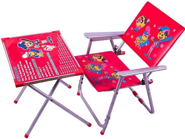 KANISHKA CREATIONS Kid’s Beautiful Study & Table Chair Metal Desk Chair