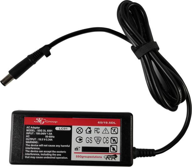 SSG Group Laptop Charger Adapter for Latitude E6230, E6320, E6330, E6400 of 65w,19.0V,4.74A Pin-7.4x5.0 65 W Adapter