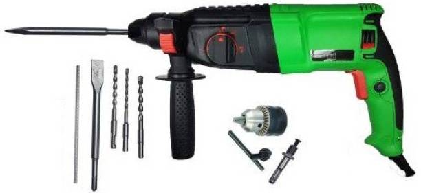 Tulsway Divine 900W 26mm 2-26 DRE with 3 SDS Bits,2 Chisel,1 Depth Gauge, 13mm drill chuck and SDS adaptor Rotary Hammer Drill machine power drill Rotary Hammer Drill (26 mm Chuck Size, 900 W) Rotary Hammer Drill