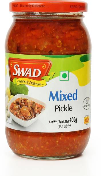 SWAD Delicious and Tangy Mango, Lemon, Green Chillies, Carrot, Kerda Mixed Pickle/ Mixed Achar - 400g Mango Pickle