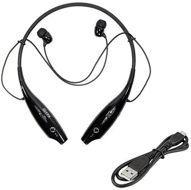 FPX Wireless Neckband with Mic, HD Bass & Noise Cancellation Bluetooth Headset