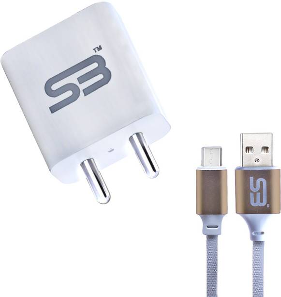 SB Power Adapter Mobile Charger 3.1A Type C Data cable Suitable for All 5 W 3.1 A Multiport Mobile Charger with Detachable Cable