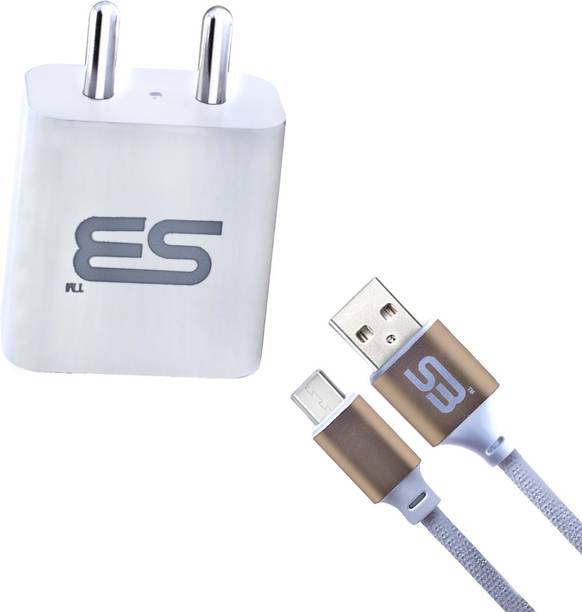 SB Power Adapter Mobile Charger with Type C Data & Sync Cable Gold Suitable for All Sony, LG, HTC, Lenovo, Realme 6 Pro, realme 6i, Realme 6, Realme X2, Fast Charging High Speed Data Transmission, 3.3 Feet (1 Meter) 1m USB Type C Cable Gold 5 W 3.1 A Multiport Mobile Charger with Detachable Cable