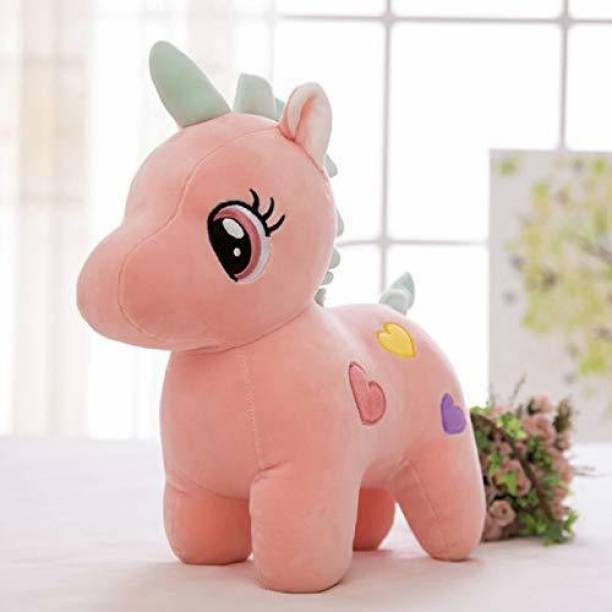 Kaira toys Unicorn Soft Toy For Kids Playing Teddy Bear in size 25 cm long - 25  - 25 cm