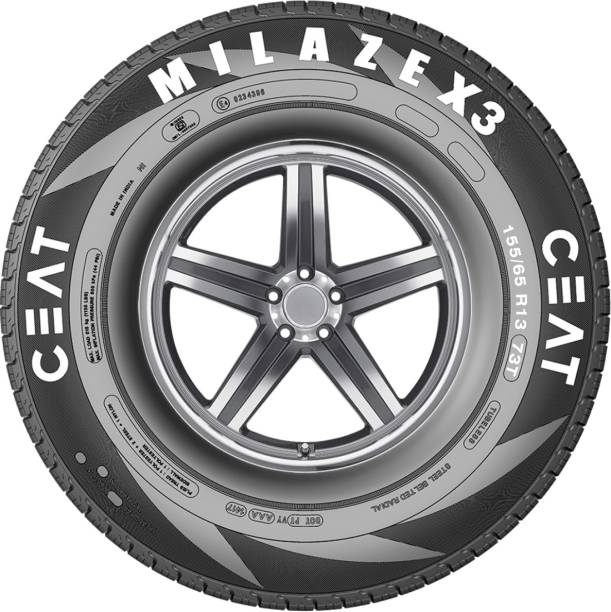 CEAT 155/65R13 MILAZE X3 TL 73T 4 Wheeler Tyre