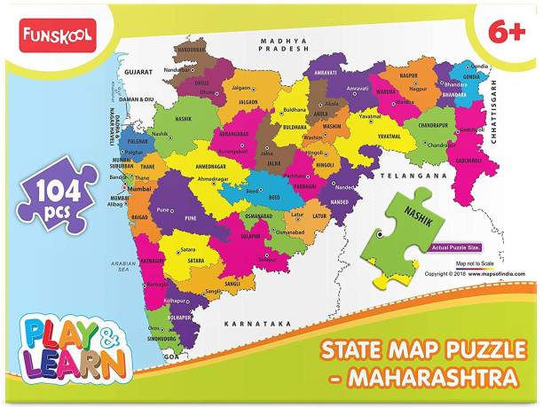 FUNSKOOL State Map Puzzle Maharashtra