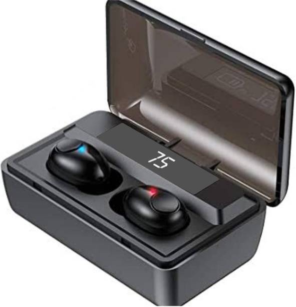 Top headset meeting cheap price 5stars Flipkart in India 10 CHEVRON TWS-T8 Wireless Headphones with Power Bank LED Display Handset Bluetooth Headset