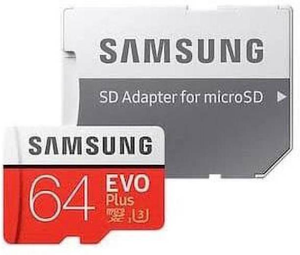 SAMSUNG EVO plus 64 GB MicroSD Card Class 10 95 MB/s  Memory Card