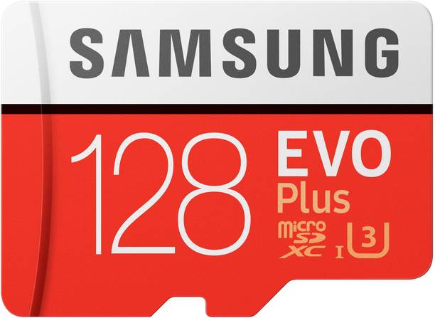 SAMSUNG EVO Plus 128 GB SD Card Class 10 100 MB/s Memory Card