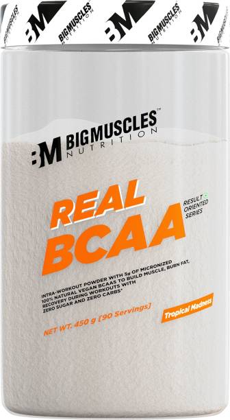 BIGMUSCLES NUTRITION Real BCAA [90 Servings] -100% Micronized Vegan, Muscle Recovery & Endurance BCAA