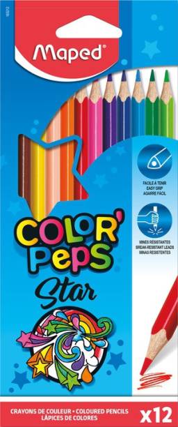 Maped Color'Peps Cardboard Box Triangular Shaped Color Pencils