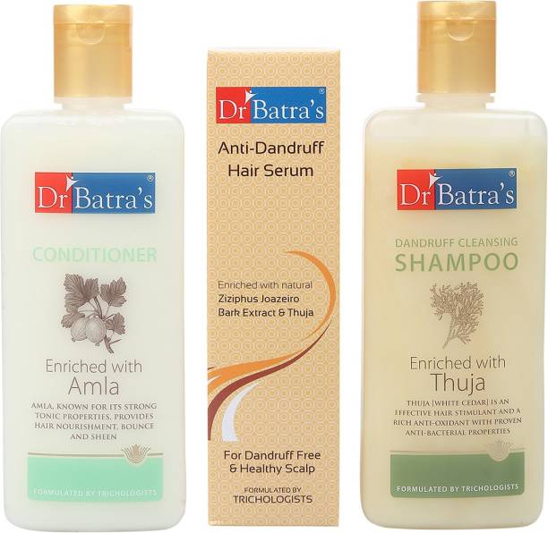 Dr Batra's Anti-Dandruff Hair Kit Lively Clean Hair & Healthy Scalp - 525 ml