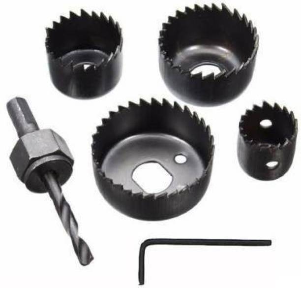 ruhitools 6 PCS HOLE SAW SET 6 pcs tool kit for drilling wood Hole Saw Kit Cutter Set of 6 Pcs 1-1/4 to 2-1/8 can be used in drill machine Rotary Bit Set Wood Cutter