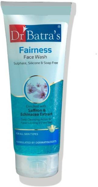 Dr Batra's Fairness  Sulphate,Silicone & Soap Free Enriched With Saffron & Echinacea Extract - 200 gm Face Wash