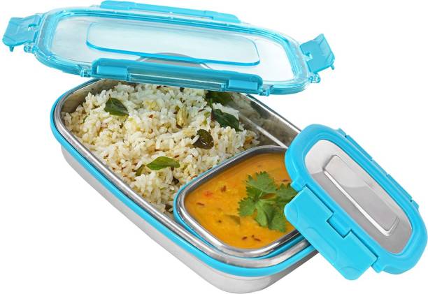 Flipkart SmartBuy Compact Steel Lunchbox 2 Containers Lunch Box