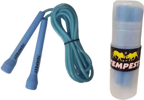 Tempest Freestyle Speed Skipping Rope with Bottle Packing (Blue , Length : 280 CM) Speed Skipping Rope