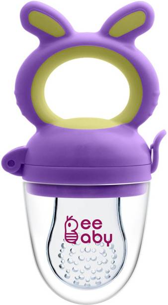 Beebaby Chewy Food & Fruit Silicone Nibbler with Extra Silicone Mesh. 3M+ Feeder