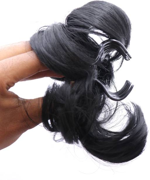 Shivarth Hair Clutcher Juda/Hair Accessory for Girls & Women Black Color Bun Clip
