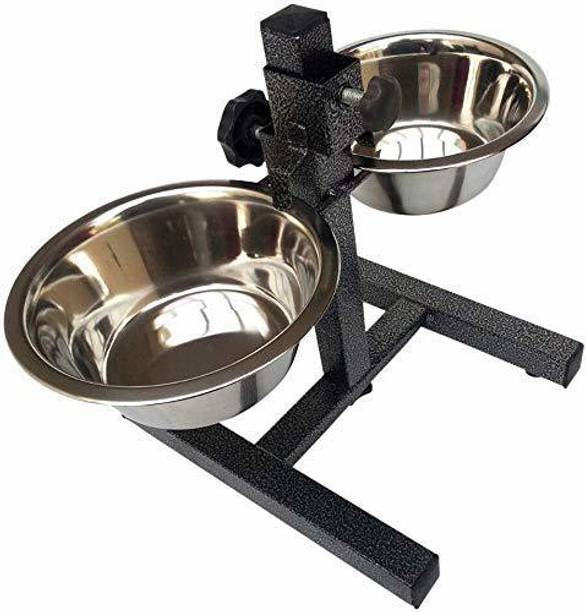 Psk Pet Mart Stainless Steel Double Diner Food Bowl Stand For Dog Medium Round Stainless Steel Pet Bowl Price In India Buy Psk Pet Mart Stainless Steel Double Diner Food Bowl Though there is a small market for wet currently, there are a few indian as well as western companies that provide packaged cooked dog food online, and there are many. flipkart