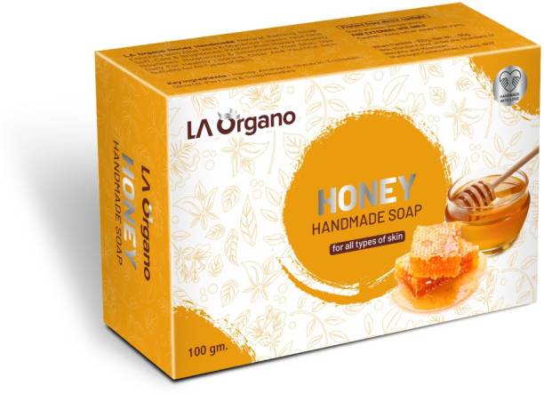 LA Organo Honey Handmade Natural Bath Soap