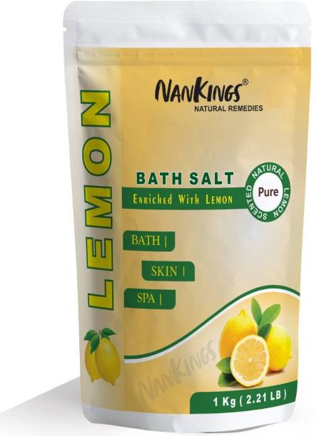 nankings Epsom Salt Enriched With Lemon Oil, For Bath, Foot, Aching Muscles & Refreshing Body