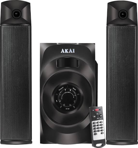 Akai Audio 2.1 Satellite Speaker HA-SS65 Powerful 65W RMS, Convertible as soundbar with Full Function Remote Control 65 W Bluetooth Home Theatre
