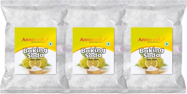 ANNPRASH PREMIUM QUALITY BAKING POWDER / MEETHA POWDER -300GM ( 100GMx3) Baking Soda Powder