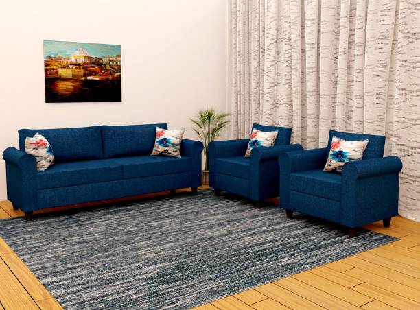 Blue Sofa Sets, What Color Curtains Go With Blue Sofa