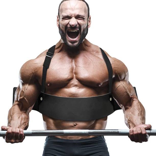 Leosportz Heavy Duty Biceps Blaster – Arm Blaster Home Workout | Adjustable Curl Support Hand Support