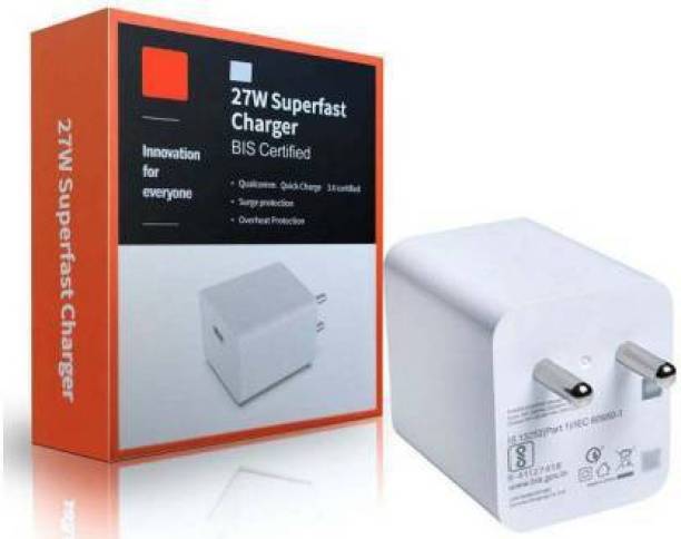 ULife MI 27W Super Sonic SuperFast Charger 3 A Mobile Charger